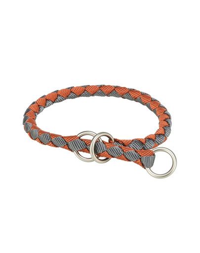 TRIXIE Cavo Zugstop-Halsband für Hunde S: 30–36 cm/o 12 mm rostrot/grafit