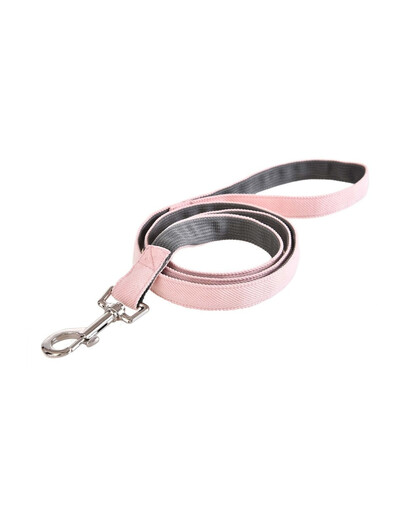 BARRY KING Little Bears Leine für Welpen und kleine Hunderassen 1,5x120cm grau-rosa