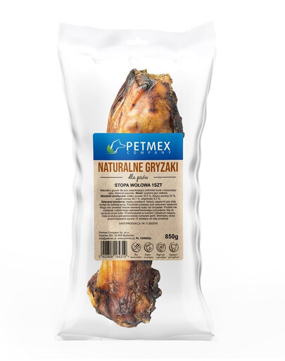 PETMEX Rinderfuß harter Kausnack für Hunde 1 Stück