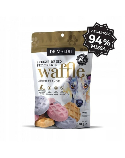DR MALOU Waffle Mixed Flavor Waffeln mit Huhn 120g