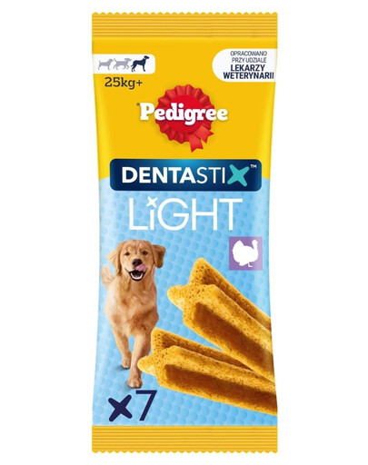 PEDIGREE Dentastix Light Dental Chews L, 7 Stück dental Snacks für Hunde großer Rassen