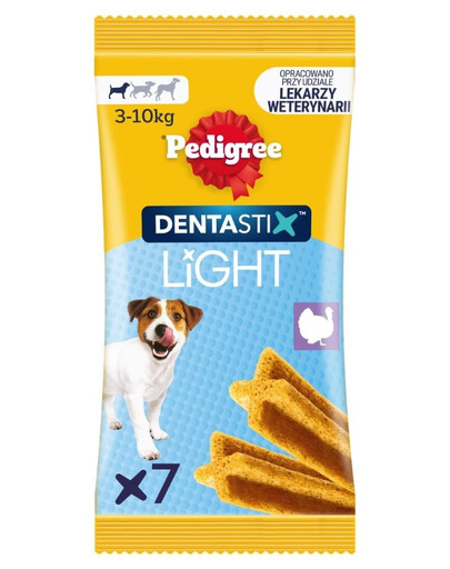 PEDIGREE Dentastix Light Dental Chews S, 7 Stück dental Leckerlis für kleine Hunderassen