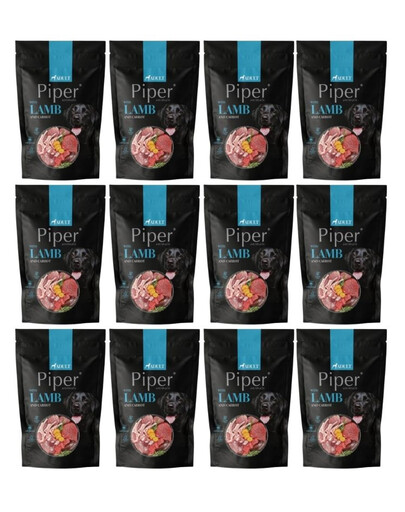 DOLINA NOTECI Piper Nassfutter mit Lamm und Karotten für Hunde 12x500 g