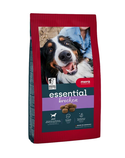 MERA Essential Brocken Trockenfutter für große Hunde mit normaler Aktivität 12,5 kg