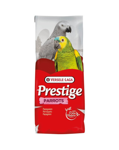 VERSELE-LAGA Prestige Mega Fruit Futter Mischung aus grobkörnigen Samen, Körnern und Nüssen für große Papageien 15 kg