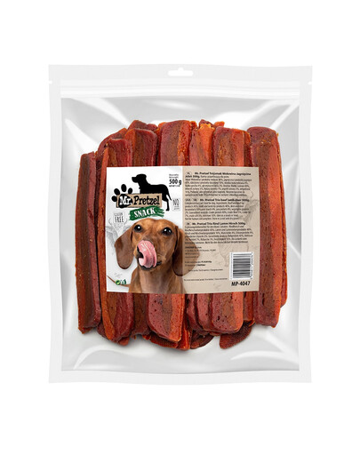 MR. PRETZEL Snacks Mix Geschmacks mit Rind Lamm Hirsch für Hunde 500g