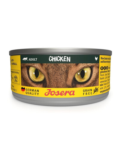 JOSERA Adult Chicken Nassfutter mit Huhn für adulte Katzen 24x85g