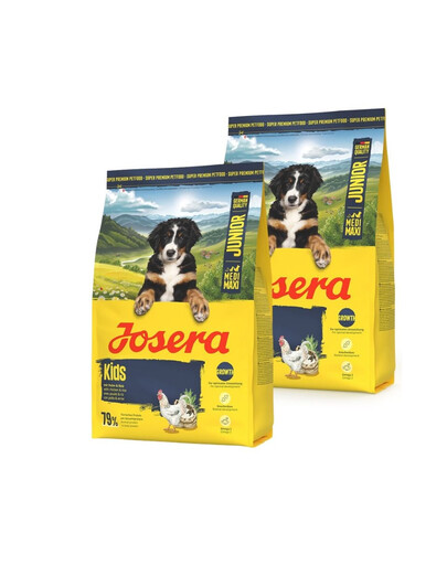 JOSERA Junior Kids für junge Hunde mittelgroßer und großer Rassen 2x3 kg