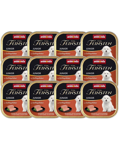 ANIMONDA Vom Feinstein junior 12x150g wątróbka drobiowa