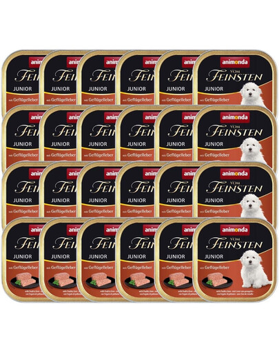 ANIMONDA Vom Feinstein junior 24x150g wątróbka drobiowa