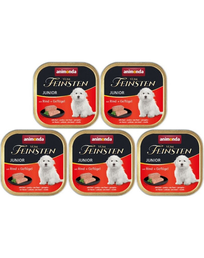 ANIMONDA vom Feinsten Junior wołowina i drób 5x150g