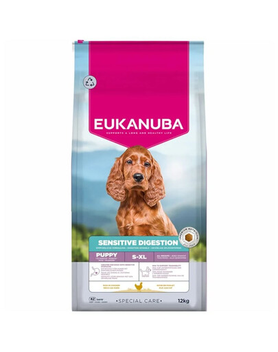 EUKANUBA Special Care Puppies with Sensitive Digestion Futter für Welpen mit empfindlichem Verdauungssystem 12 kg