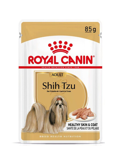 ROYAL CANIN Shih Tzu Adult Nassfutter Stücke in Soße für adulte Shih Tzu 48 x 85 g