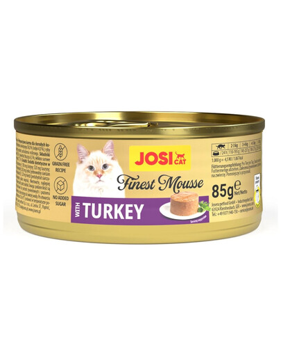 JOSERA JosiCat Finest Mousse with Turkey 85 g mus z indykiem dla kotów