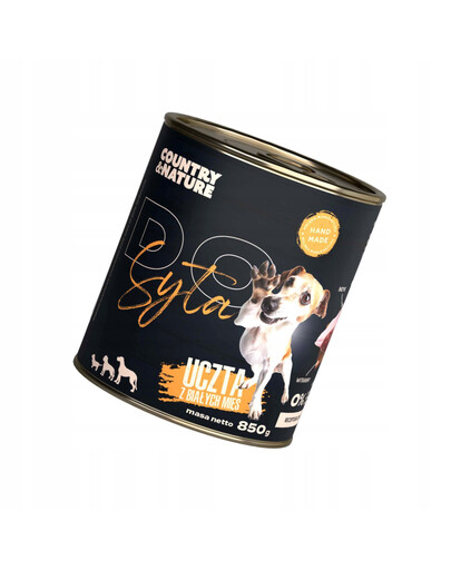COUNTRY&NATURE Nassfutter mit Ente, Huhn und Pute für adulte Hunde alle Rassen getreidefrei 850 g