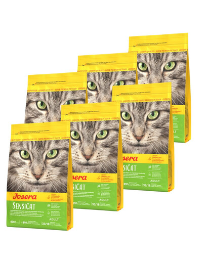JOSERA SensiCat dla wrażliwych kotów 6x400 g