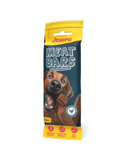 JOSERA Meat Bars Chicken suszone przysmaki z kurczakiem w formie batoników 12x40g