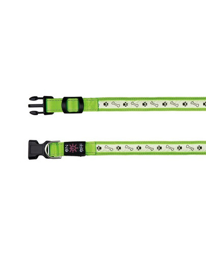 TRIXIE Flash Leuchthalsband USB L–XL: 50–60 cm/25 mm