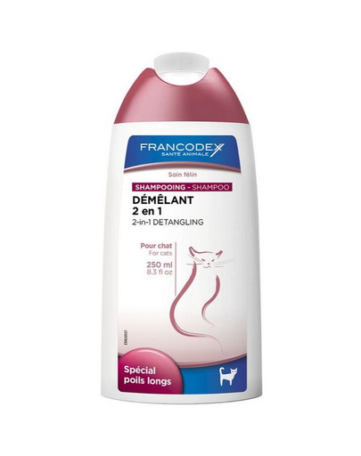 FRANCODEX Shampoo Detangling 2in1 für Katzen 250 ml