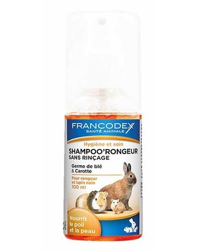FRANCODEX Trockenshampoo für Kaninchen & Nagetier 100 ml