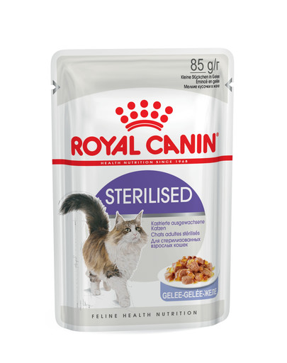 ROYAL CANIN STERILISED Nassfutter in Gelee für kastrierte Katzen 85 g
