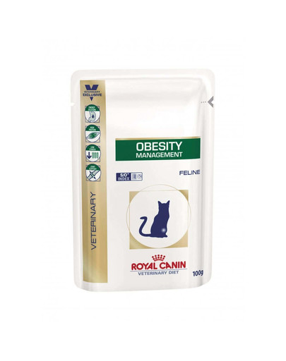Royal Canin Veterinary Diet Katze Obesity Management Feline 100g x12