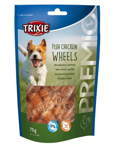 TRIXIE PREMIO Fish Chicken Wheels 75g