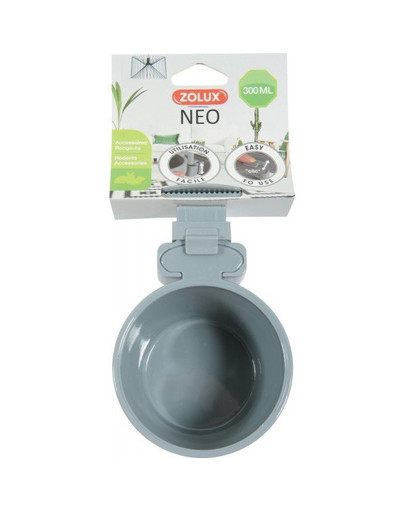 ZOLUX Neo Kunststoffschüssel zum Aufhängen 9,5 cm 300 ml