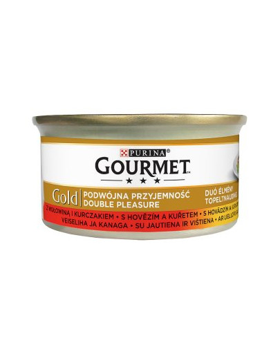 GOURMET Gold Rindfleisch und Huhn 85 g