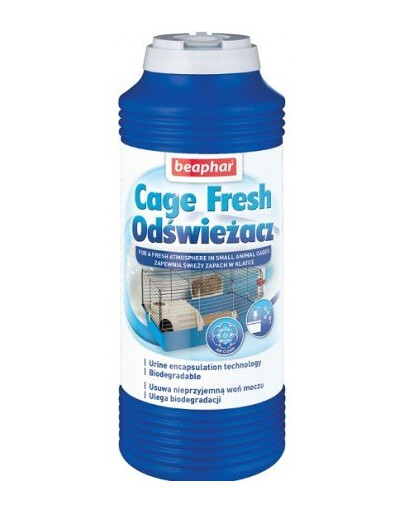 BEAPHAR Cage Fresh Geruchsentferner für Kleintierkäfige 600 g