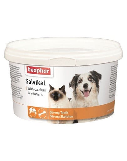 BEAPHAR Salvikal Mineral- und Vitaminpräparat mit Hefezusatz für Hunde und Katzen 250 g