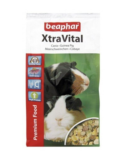 BEAPHAR XtraVital Guinea Pig Futter für Meerschweinchen 1 kg
