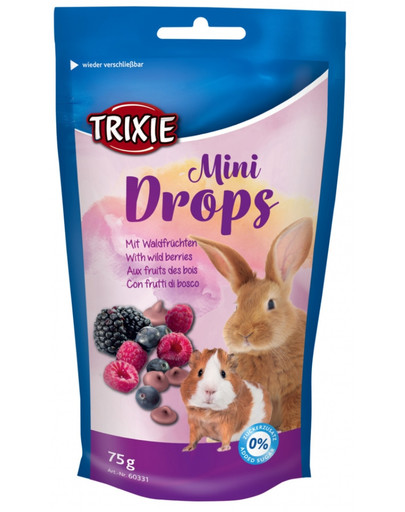 TRIXIE  Mini Drops  Waldfrüchte 75 g