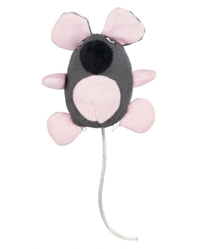 TRIXIE Leucht-Maus, phosphoreszierend, Stoff 10 cm