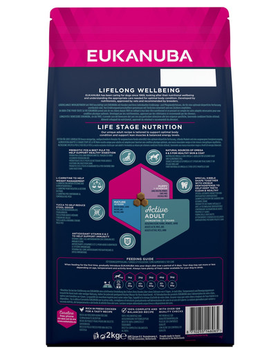 EUKANUBA Active Adult Toy Breed 2kg
