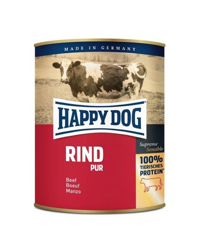 HAPPY DOG Rind Pur 800 g