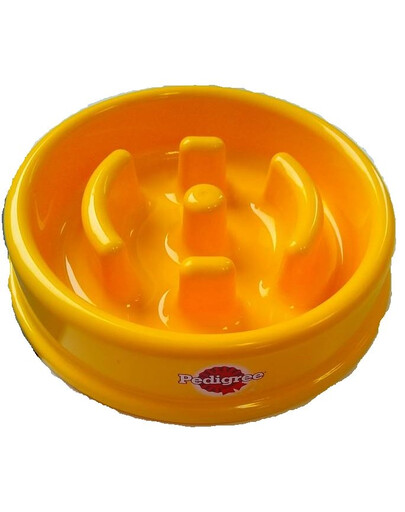 PEDIGREE Schüssel, die das Essen verlangsamt mit Logo
