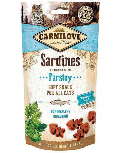 CARNILOVE Semi-Moist Sardine enriched with Parsley 50 g