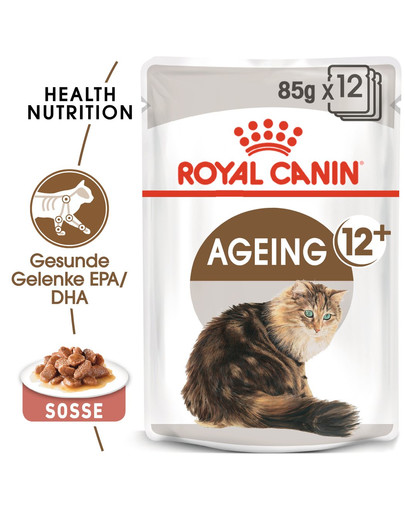 ROYAL CANIN AGEING 12+ in Soße Nassfutter für ältere Katzen 85 g