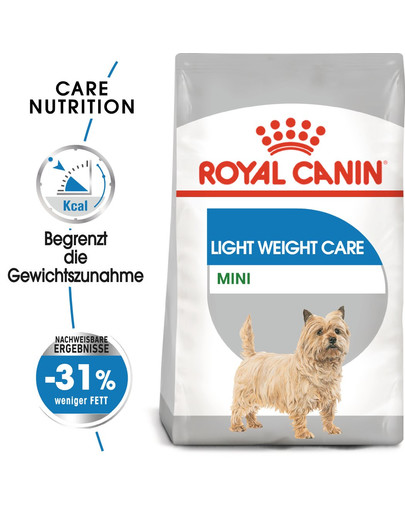 ROYAL CANIN MINI Light Weight Care Trockenfutter für übergewichtige kleine Hunde 4 kg