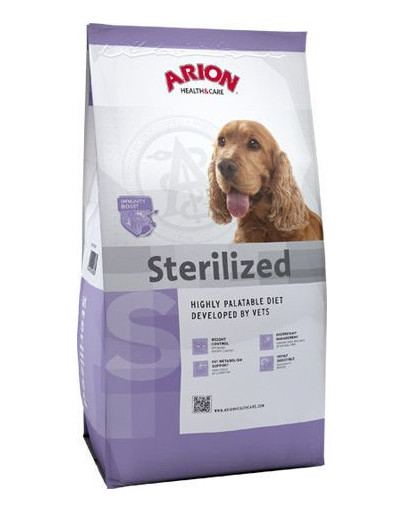 ARION Health&care dog sterilised 12 kg+1 kg