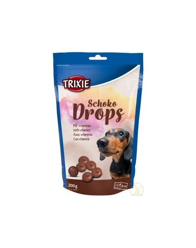 TRIXIE Snacks für Hund Schoko Drops 200 g