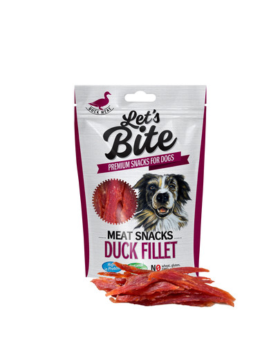 BRIT Let’s Bite Meat Snacks - Duck Fillet 80G