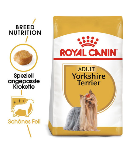 ROYAL CANIN Yorkshire Terrier Adult Hundefutter 7.5 kg + 2.5 kg Gratis