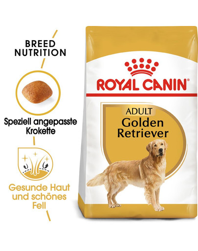 ROYAL CANIN Golden Retriever Adult Hundefutter trocken 12+2 kg Gratis