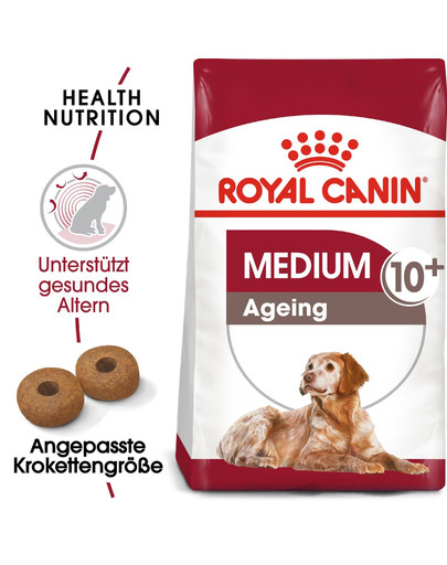 ROYAL CANIN MEDIUM Ageing 10+ Trockenfutter für ältere mittelgroße Hunde 3 kg