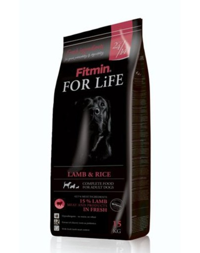 FITMIN Dog For Life Lamb & Rice15 kg