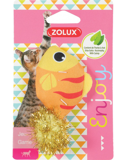 ZOLUX Katzenspielzeug mit Katzenminze LOVELY Fisch