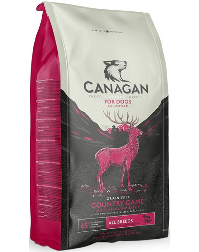 CANAGAN Country Game Trockenfutter für Hunde Wild 12 kg