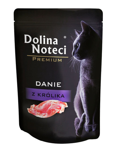 DOLINA NOTECI Premium Kaninchennapf für ausgewachsene Katzen 85 g